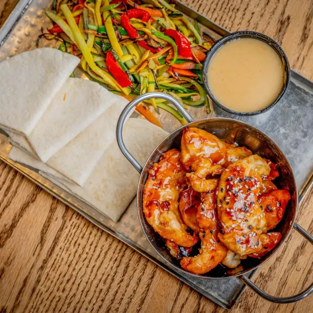 Kung Pao Wraps